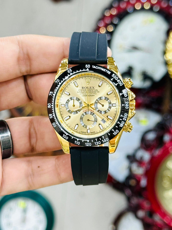 Genuine Rolex Watch with Premium Strap – Classic Elegance