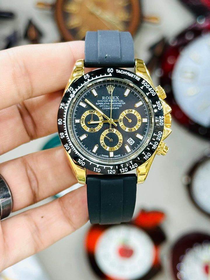 Genuine Rolex Watch with Premium Strap – Classic Elegance