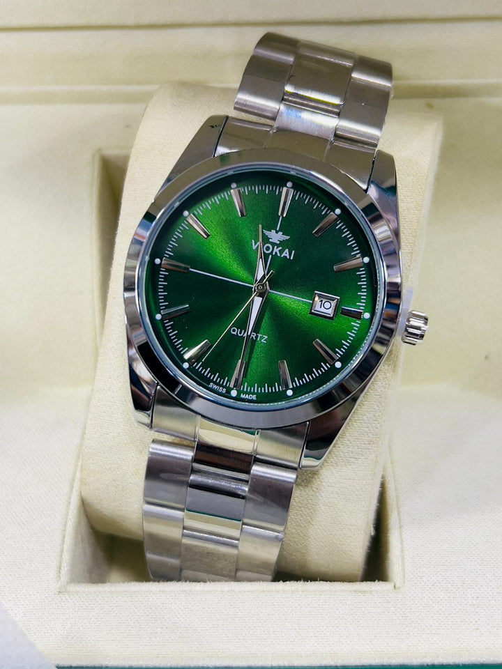 Vokai Premium Watch – Luxury Men's Wristwatch with Stainless Steel Case