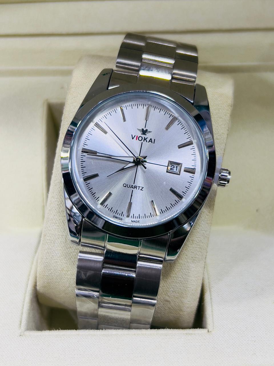 Vokai Premium Watch – Luxury Men's Wristwatch with Stainless Steel Case